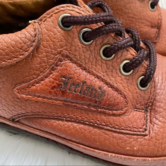 Iceland cognac leather lace up Oxford shoes 7 main image 9